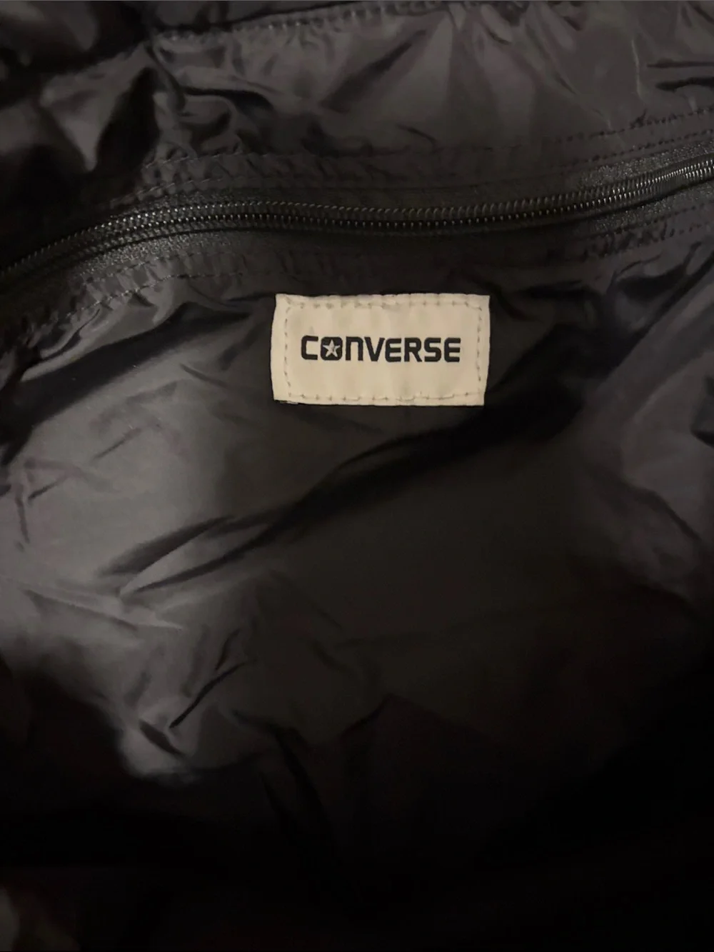 Converse Black Quilted Nylon Tote